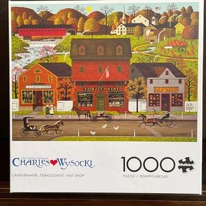 Candlemaker, Tobacconist, Hat Shop-Charles Wysocki 1000 piece puzzle